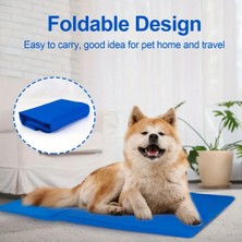 Munico 3 Adet Köpekler ve Kediler Için 81X96 cm Yazlık Soğutma Matı, Buz Ipeği Nefes Alabilen Yıkanabilir
