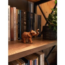 Bereket Fili Dekoratif Polyester Fil Biblo – Küçük Boy Şans ve Bereket Fil Figürü