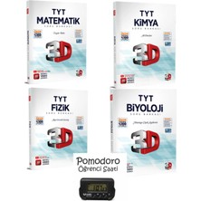 3D Yayınları Tyt Mat-Fizik-Kimya-Biyo Soru Bankaları Seti Kronometre Hediyeli