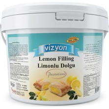 Vizyon Limonlu Pastacılık Dolgusu ve Kreması – 6 kg