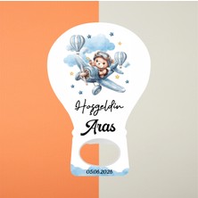 Hedef Plus 20 Adet Açacak Magnet Uçan Ayıcık Temalı Bebek Yeni Doğan Erkek Bebek Magnet