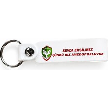 Kişiye Özel Tasarım Amedspor Yazılı Anahtarlık