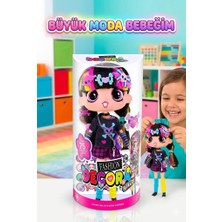 Farbu Oyuncak Fashion Decora Girlz Sürpriz Aksesuarlı Eklem Bükülebilir Oyuncak Bebek - Çıkartma ve Stil Seti