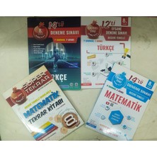 Nartest Yayınevi 8. Sınıf Türkçe 14 Lü ve 12 Li  Deneme Sınavı+Matematik  14 Lü  Deneme Sınavı+    Son Tekrar