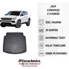 Badela Jeep Compass 2026 Uyumlu 3D Kauçuk Bagaj Havuzu (Alt Kademe)