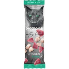 Erdo Ticaret Softy Bites Tavuklu ve Ton Balıklı Yumuşak Kedi Ödül Maması 10 gr