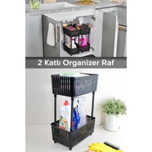 Empressco Meleni Home 2 Katlı Düzenleyici Mutfak Banyo Rafı - Tezgah Altı Raf Evye Altı Dolap Organizer Deterjanlık Siyah - Fiyatı, Yorumları