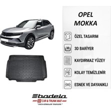 Badela Opel Mokka 2021-2026 Uyumlu 3D Kauçuk Bagaj Havuzu (Alt Kademe, Geniş Alan Kullanım)