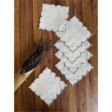 Nurhan Home Collection 6 Adet Kubbe Desenli Kokteyl Sunum Peçetesi