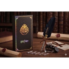 Ebuu Concept Harry Potter Baskılı Özel Tasarım Divit Hokka Seti Tüylü Divit Kalem Mürekkep Hediyelik Set