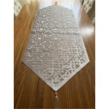 Nurhan Home Collection Yeni Selçuklu Modeli Vizon Renk Masa Runner