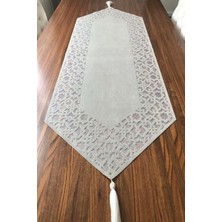 Nurhan Home Collection Selçuklu Modeli Ekru Renk Masa Runner