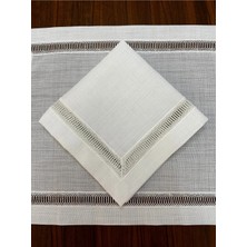 Nurhan Home Collection Kolberli Keten Kumaş Peçete 40 x 40 cm