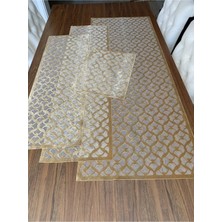 Nurhan Home Collection Hanımeli Modeli Gold Renk Salon Takımı 4 Parça