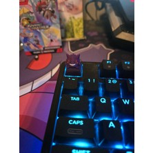 Print Zone Gengar Pokemon Mekanik Klavye Tuşu (Keycap) 3 Adet - Mekanik Klavye Için Özel Tasarım Tuş Takımı
