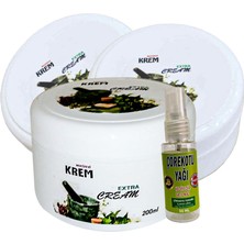 Ekobox Mucizevi Krem 3ADET Bölgesel Bakım Relax Kremi 125 ml CRK:045 + Yanında Hediye 30 ml Çörek Otu Yağı