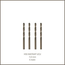 Adilon Hss Matkap Ucu 7 Mm, Metal, Ahşap, Plastik Için (4 Adet)
