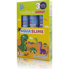 Cadence Kooky Aquaslıme Dinazor Dünyası Seti 3X90ML