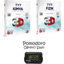 3D Yayınları Tyt Fizik + Kimya Soru Bankaları Seti Kronometre Hediyeli