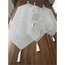 Nurhan Home Collection Selçuklu Modeli Ekru Renk Salon Takımı 4 Parça