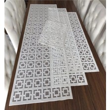 Nurhan Home Collection Enna Modeli Ekru Renk Salon Takımı 4 Parça