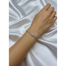 Zarene Silver Xuping Baget Taşlı Bileklik