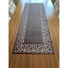 Nurhan Home Collection Dikdörtgen Selçuklu Modeli Füme Renk Masa Runner