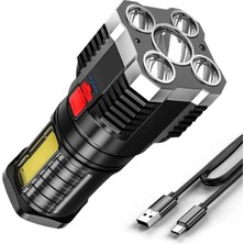 River World El Feneri 4 Modlu USB Şarjlı