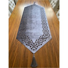 Nurhan Home Collection Elegant Modeli Füme Renk Masa Runner