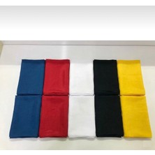 Store 10 Adet Düz Renk Rengarenk Yazmalar