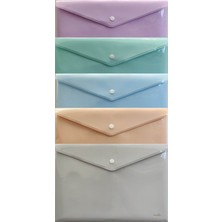 Empressco Fiyper A4 Çıtçıtlı Zarf Dosya 5 Renk Pastel Renkler - Fiyatı, Yorumları