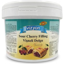 Vizyon Vişneli Pastacılık Dolgusu ve Kreması – 6 kg