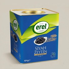 Erel Horeca Special Mega Boy Siyah Zeytin 260-290 Kalibre 10KG Teneke