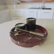 LİSPERA Elazığ Vişnesi Mermer Sunum Tepsisi, Elazığ Vişnesi Mermersunumluk : 3X30 cm