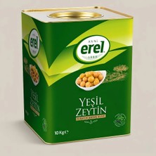 Erel Horeca Çizik Yeşil Zeytin Aromalı Hazır 10KG Teneke