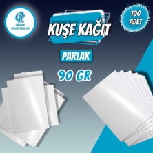 Orbak Kağıtçılık Kaliteli A4 Parlak Kuşe Kağıdı Dijital Baskı,sertifika Ve Fotoğraf Kağıdı 90gr 100 Adet (0,56 KG)