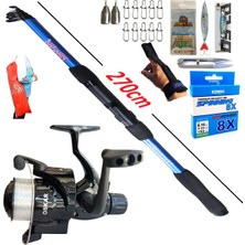 Oslo Tele Spin Olta Takımı Seti Piranha Travel 270CM 50-150GR Oskar CB640
