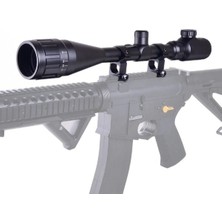Forestia 8-32X50 Aoeg Taktikal Çift Işıklı (Kırmızı Yeşil) Ayarlanablilir Zoomlu Avcılık Nişangah Tüfek Dürbünü