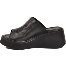 Pierre Cardin Siyah Topuklu Kadın Terlik PC-54610 Z