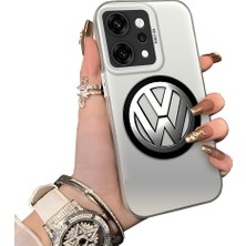 HONTINGA Oppo Reno 14 Pro 5g ile Uyumlu Kılıfı Silikon Kenar Sert Arka Düşüme Önleyici Basitlik Anti Düşme Kamera Korumali Volkswagen Desen Telefon Kılıfı Kadın ve Erkek Için Uygundur K1-1119