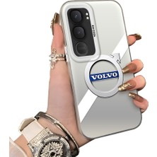 HONTINGA Vivo Y31 5g ile Uyumlu Kılıfı Silikon Kenar Sert Arka Düşüme Önleyici Basitlik Anti Düşme Kamera Korumali Volvo Desen Telefon Kılıfı Kadın ve Erkek Için Uygundur K1-1120
