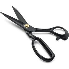 İğne İzi Profesyonel Siyah Terzi Makası - 22.5 Cm, 8inç Paslanmaz Çelik - Tailor Scissors – 8” Professional Fabric Shears