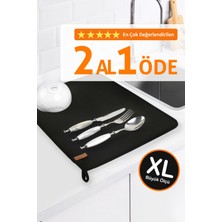 Empressco Hamur Basic Xl Bulaşık Kurutma Matı 55X46 cm Xlarge Kurulama Bezi Kurutma Örtüsü Tezgah Üstü Siyah - Fiyatı, Yorumları