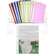 Empressco Fiyper 10 Renk Telli Dosya ve 100LÜ Poşet Dosya - Fiyatı, Yorumları
