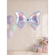 Parti Adresi Fiyonk Şekilli Hologram Folyo Balon Parti Dekorasyonu 73 cm