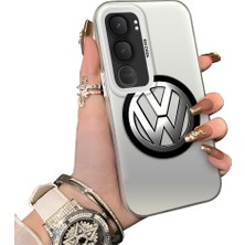 HONTINGA Vivo Y31 5g ile Uyumlu Kılıfı Silikon Kenar Sert Arka Düşüme Önleyici Basitlik Anti Düşme Kamera Korumali Volkswagen Desen Telefon Kılıfı Kadın ve Erkek Için Uygundur K1-1119