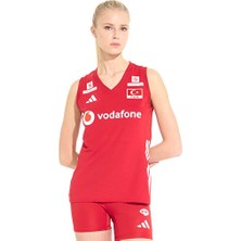 Adidas Türkiye Voleybol Milli Takim Formasi Türkiye Kadın Voleybol Milli Takım Forması KM7474 Kırmızı