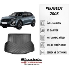 Badela Peugeot 2008 2019-2022 Uyumlu 3D Kauçuk Bagaj Havuzu (Alt Kademe)