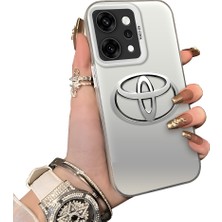 HONTINGA Oppo Reno 14 Pro 5g ile Uyumlu Kılıfı Silikon Kenar Sert Arka Düşüme Önleyici Basitlik Anti Düşme Kamera Korumali Toyota Desen Telefon Kılıfı Kadın ve Erkek Için Uygundur K1-1113