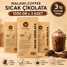 Malawi Coffee Sıcak Çikolata 1000 gr x 3 Adet